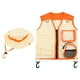 thumbnail image 1 of Fiudx Conjunto de Chaleco de Explorador, Disfraz de Aventura Al Aire Libre, Incluye Sombrero y Chaleco, Ideal para Explorar La Naturaleza, Divertido para Niños de 3 Años En Adelante, Lavable a Máquin, 1 of 2