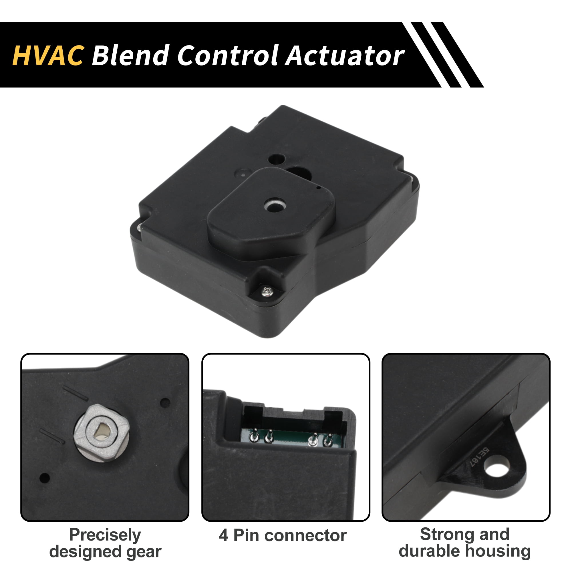 Unique Bargains HVAC Heater Blend Door Actuator Replacement for Cadillac Deville 2000-2005