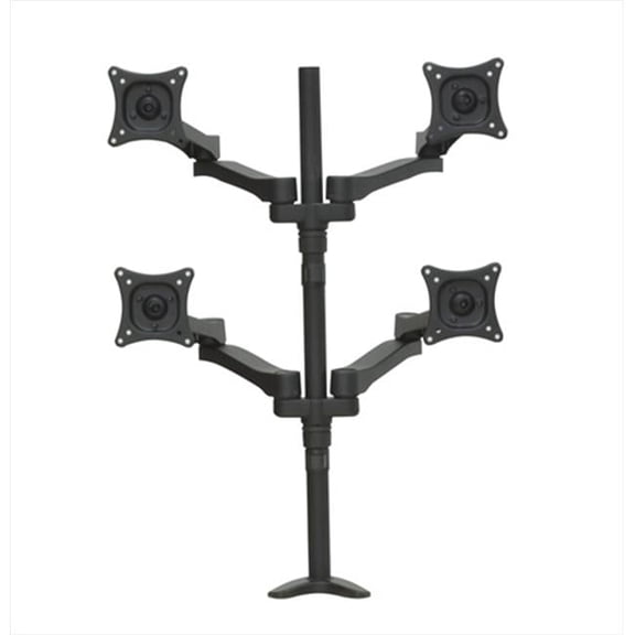 Regency CA4 Quad Screen Articulating Monitor Mount