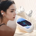 thumbnail image 3 of Kugisaki Clip On Wireless Earbuds Intelligent Touch Color Screen Bluetooth 5.3 Headphones Lightweight Comfort Sport Earbuds for Running Fitness, 3 of 9
