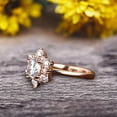 thumbnail image 3 of 1.50 Carat Round Cut moissanite engagement ring anniversary gift on 10k Rose Gold, 3 of 5