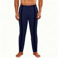 thumbnail image 2 of FRSASU Pants for Men Full Zipper Legs Sweat Pants Mens Open Bottom Basketball Pants Navy, 2 of 6