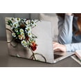 thumbnail image 4 of KSK KAISHEK Only for Newest MacBook Pro 13" Case 2016-2022 Rel. Model A1706 A1708 A1989 A2159 A2251 A2289 A2338 M1, Plastic Hard Case Cover, Flower 1840, 4 of 5