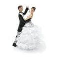 thumbnail image 2 of de pareja , escultura oda, muñeca, estatua de resina, adorno esposa, , regalo, hogar, boda, decoración perfecl Figurita de pareja de novios, 2 of 8