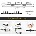 thumbnail image 4 of 105FT 300 Ds String Lights with End to End Plug, Christmas Tree Lights Outdoor Indoor Fariy Lights for Holiday Party Wedding Christmas Decoration-Multi-Color, 4 of 7