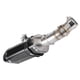 thumbnail image 1 of Sistema de escape Silenciador SlipOn estilo fibra de carbono MidPipe con DB Killer apto para Kawasaki Ninja 400 Z400 2018-2020, 1 of 12