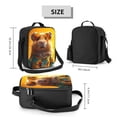 thumbnail image 2 of Picia Hawaiian Style Guinea Pig Lunch box Lunch bag for men women Large capacity Lunchbox Reusable Lunch bags Insulated Lunch bag Lunch box cooler, 2 of 9