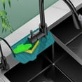 thumbnail image 2 of Almohadilla para escurridor de fregadero,Escurridor de fregadero de cocina,alfombrilla absorbente de silicona,Grifo Práctico Tapete Autovaciante Baño,Suministro de almacenamiento de tela para perfecl  Almohadilla para escurridor de fregadero, 2 of 8