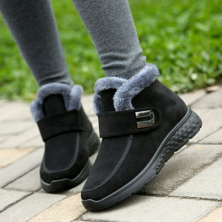 

Midewhik Women s Boots Fashion Characteristic Shoes Thick-Soled Mid-Length Boots Ankle Boots