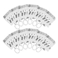 thumbnail image 3 of KAKOWELY curtain track end caps 12pcs Ceiling Track End Caps Curtain Rod End Stops For Wall Or Ceiling Mount Curtain Tracks For Room Divider Window Drapes, 3 of 5