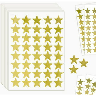  Star Stickers 1000pk. Small Stickers Gold Stickers