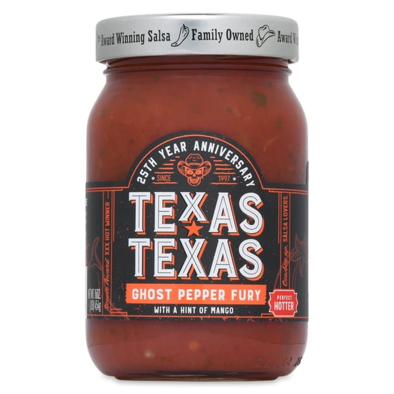 (Pack Of 6) Texas Texas Salsa Ghost Pepper Fury 16 Oz