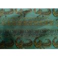 thumbnail image 4 of oneOone Cotton Silk Fabric Floral & Peacock Block Print Sewing Fabric BTY 42 Inch Wide, 4 of 4