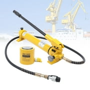 Mkyiongou 30 Ton Hydraulic Jack Air Pump w/Hand Pump Lift Portable Power Ram Repair Tool