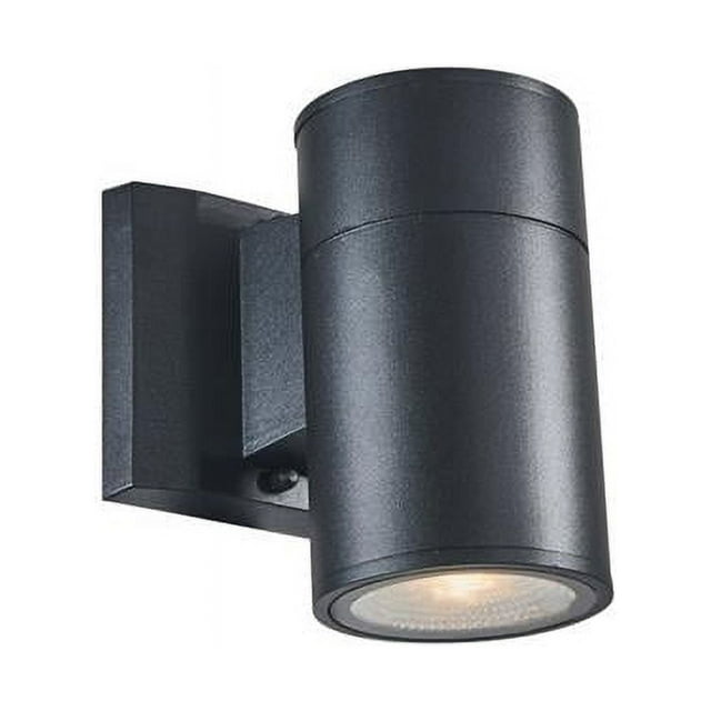 Chloe Lighting CH2S084BK06-ODL Simon Applique Murale Transitionnelle à DEL Texturée Noire pour Extérieur et Intérieur - 6 Po
