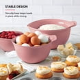 thumbnail image 5 of Juego de 4 cuencos para mezclar KitchenAid, universales, de plástico, 5 of 5