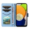 thumbnail image 3 of Samsung Galaxy A03 Phone Case , Wallet Flip Cover Adjustable Crossbody Lanyard Magnetic Card Slots, 3 of 5