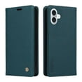 thumbnail image 5 of Funda para iPhone 16 Plus Estuche de Cuero PU Tipo Cartera con Ranuras para Tarjetas y Cierre Magnético, 5 of 5