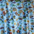 thumbnail image 5 of Cotton Curtain Animal Print 58 Inch Wide Fish Aquarium, 5 of 10