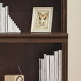 thumbnail image 4 of VAUXHILL & CO. Halston Multi-Depth Bookcase, Adjustable Storage Shelving Unit, Cherry, 4 of 10