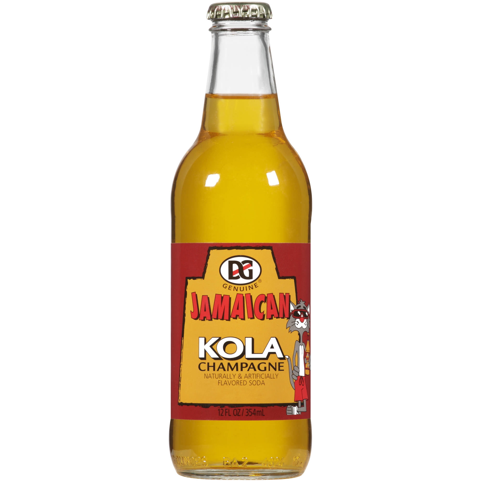 DG Jamaican Kola Champagne Flavored Soda, 12 oz