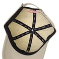 thumbnail image 4 of WITHMOONS Baseball Cap Jean-Michel Basquiat Crown Embroidery CR1617 (Beige), 4 of 4