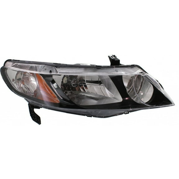 CarLights360: For Honda Civic Headlight Assembly 2009 2010 2011 Passenger Side DOT Certified | HO2503127 Vehicle Trim: Sedan