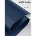 thumbnail image 4 of Miroddi Desk Pad Protector, Office PU Leather Mouse Mat, 31.5 x 15.7, Waterproof with Non Slip Base, Navy Blue, 4 of 7