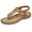 1869-Brown, variant on SHIBEVER Women's Sandals Bohemian Sandals for Women Dressy Summer Flat T-Strap Elastic Braided Ankle Strap Shoes Sandals