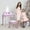 Purple with light, variant on Makeup Vanity Set,Dresser Table and Chair Set,Dressing Table Desk with Lighted Mirror and Stool for Bedroom Bathroom,3 Lighting Modes