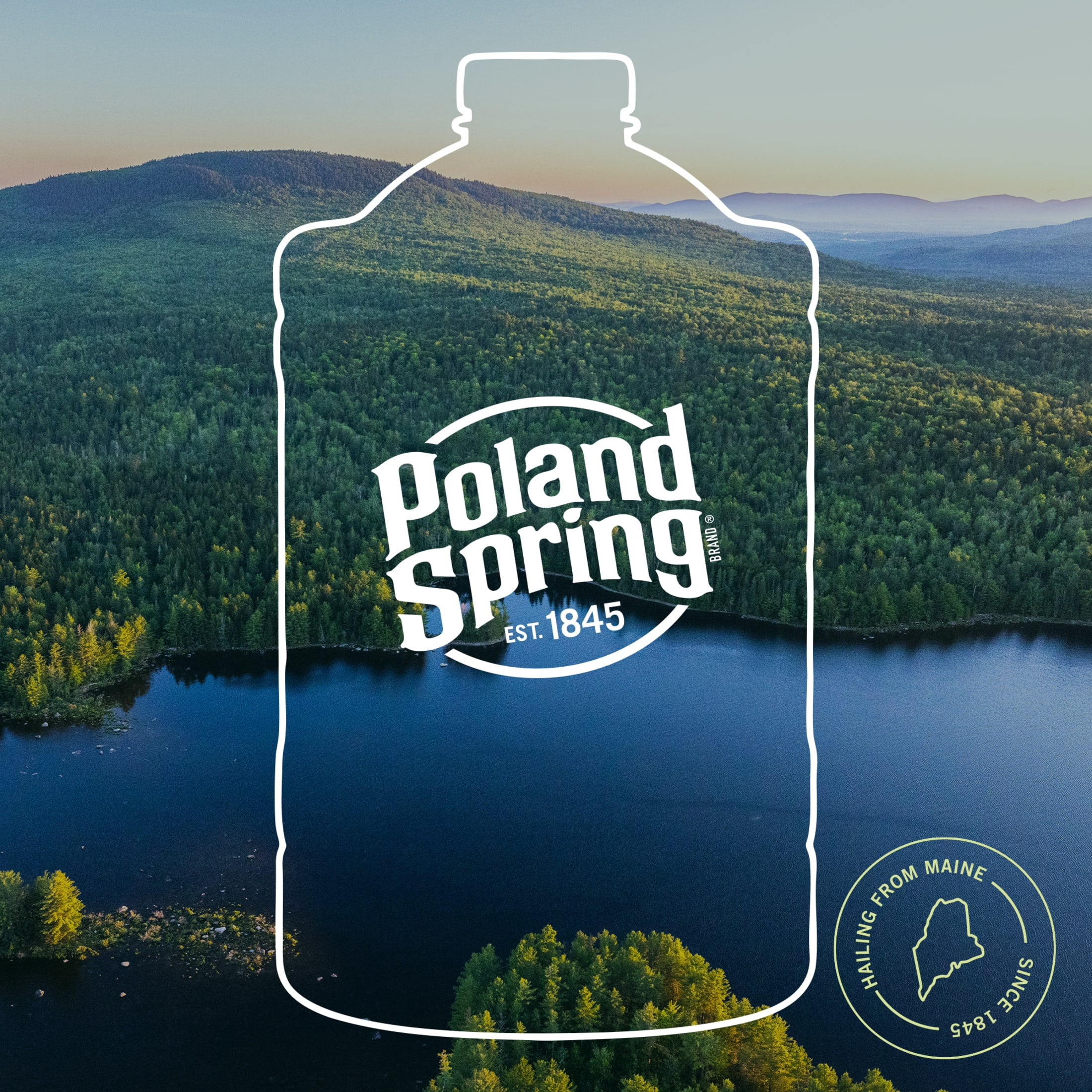 (3 pack) Poland Spring Maine Spring Water, 3 Liter, Single Jug