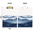 thumbnail image 5 of FORMRS Acrylic Clipboard with Low Profile Clip Standard A4 Letter Size, 12.5" x 9", Watercolor Mountains, 5 of 8