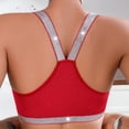 thumbnail image 5 of Women's Y Back Bra Silver Ribbon Crop Top Wireless Lingerie, Sexy Beautiful Back Underwear, Push Up Gathering Vest, Side Support Camisole, Fashion Outer Wear Bralette, 5 of 6