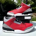 thumbnail image 1 of Ni - ke Ni - ke Air Jordan 3 Retro SE Unite Fire Red Cement Mens 11 CK5692-600 Sneaker OG, 1 of 5