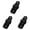 Black 3 Pcs, variant on Tarp Clips with Lock Grip, Heavy-Duty Wind-Proof Tent Clips, Fasteners Tent Awnings Fastener, Camping Clamp Clips for Outdoor Camping, Caravan Canopies, Outdoor Secure Locking Tarp Clip,Black 1 Pc
