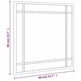 thumbnail image 1 of vidaXL Wall Mirror Black 40x40 cm Square Iron, 1 of 5