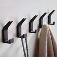 thumbnail image 1 of Bathroom Coat Hook 5pcs Black Double Towel Hook Bathroom Coat Hook Coat Hat Hook Bedroom Living Room, 1 of 4