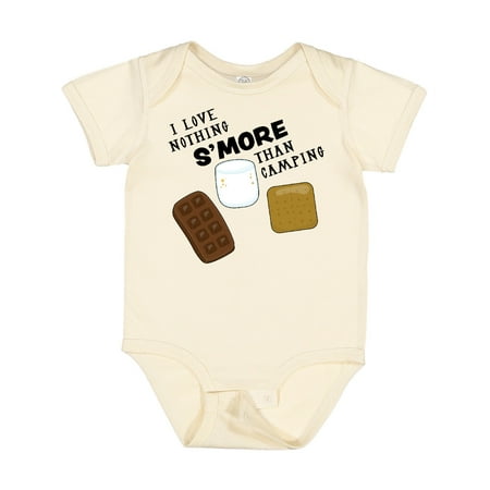 

Inktastic I Love Nothing S More Than Camping Gift Baby Boy or Baby Girl Bodysuit