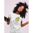 thumbnail image 2 of Cute Lettuce Running Exercise T-Shirt Women -Image by Shutterstock, Female XX-Large, 2 of 4