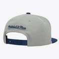 thumbnail image 2 of Men's Mitchell & Ness  Gray/Navy Ole Miss Rebels Plaid OG Snapback Hat, 2 of 3