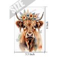 thumbnail image 5 of Cow Decor Cow Sign Cow With Flower Crown Vintage Metal Sign 5.5x8 Inches New Aluminum Sign Wall Decor Funny Bathroom Decor Rustic Farmhouse Decor Housewarming Gifts, 5 of 6