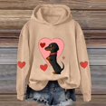 thumbnail image 4 of WCJM Women's Hoodies & Sweatshirts Women's Valentine's Day Cute Dog Print Hoodie Sweatshirt Long Sleeve Workout Outfits 2026 Valentine Hoodie Womens, 4 of 4