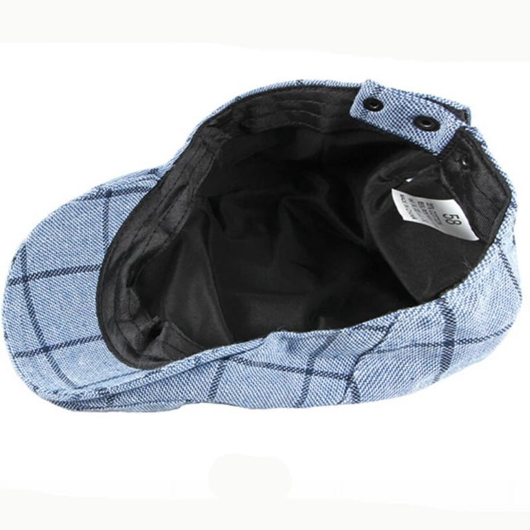SikaFu Flat Cap Berets Vintage Plaid Men Women Cap Hat  display picture 1