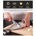 thumbnail image 3 of SPOORYYO 304 Thickened Stainless Steel Fish Scraper Multifunctional Fish Scraper Fish Killing Brush Fish Planer, 3 of 5