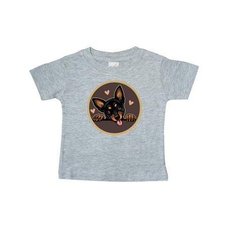 

Inktastic Miniature Pinscher Dog Cute Gift Baby Girl T-Shirt