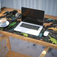 thumbnail image 3 of Long Mouse Pads for Desk,Black Cartoon Dinosaurs Text Pattern Desk Mats on Top Of Desks, Desk Mouse Pad Extra Large with 3mm Non-Slip Base and Stitched Edge for Gaming,Office,Work,Home 35.4"x15.7", 3 of 6