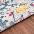 thumbnail image 3 of Ox Bay Blake 5'3" x 7'10" Blue/Gray Mandala Durable Performance Indoor/Outdoor Area Rug, 3 of 5