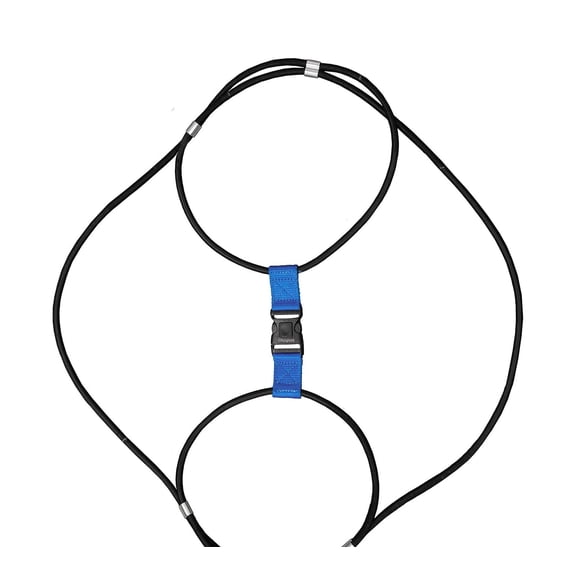 Trash Can Lock for Animals/Raccoons, Bungee Cord Heavy Duty Large Outdoor Garbage Lid Lock ((Does NOT Include Trash Can)3.3m