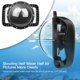 thumbnail image 3 of Carcasa impermeable para lente de subacuática, negra, más de sujetar, accesorio de buceo, disparar sobre fotografía/vídeos subacuáticos 45M pa shamjiam Cubierta de domo de buceo, 3 of 9
