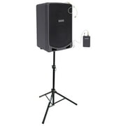 SAMSON XP106WDE 6" Portable Rechargeable Bluetooth PA DJ Speaker+Headset+Stand